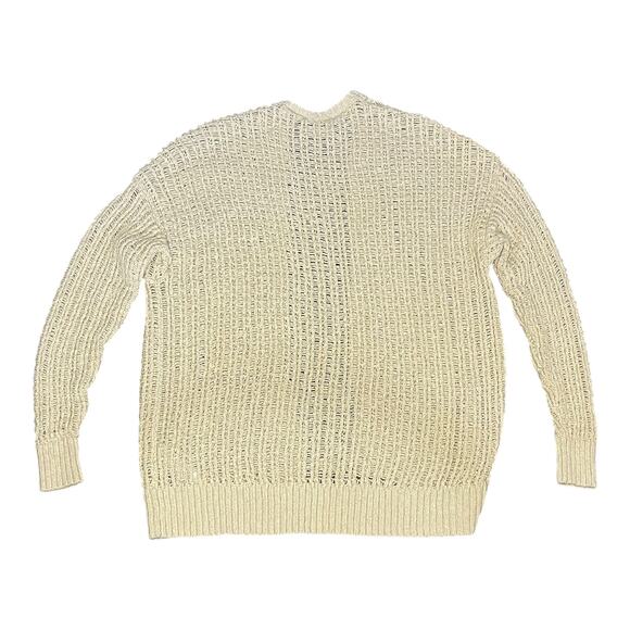 Hollister Women’s XS Tan Oversized Open-Stitch Knit Cardigan Sweater - Picture 7 of 10